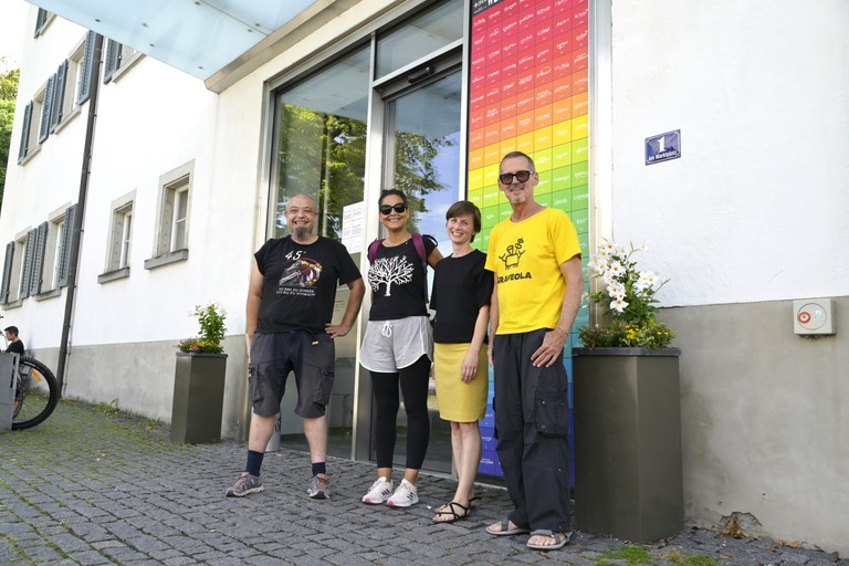 Kunstaktion: „WER SIND WIR HIER“ © Marktgemeinde Rankweil / Bernd Oswald