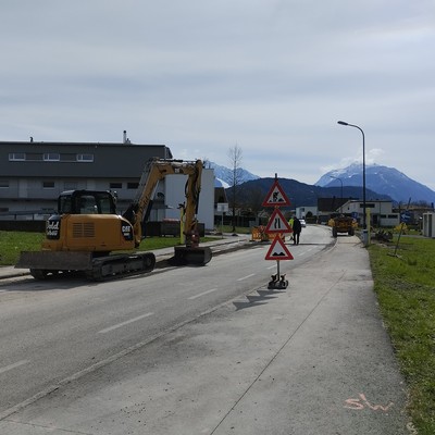 Montfortstraße Rankweil: Zweite Bauetappe zur Fahrradstraße beginnt