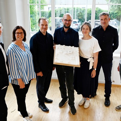 Pläne für Quartiersmitte Merowinger präsentiert