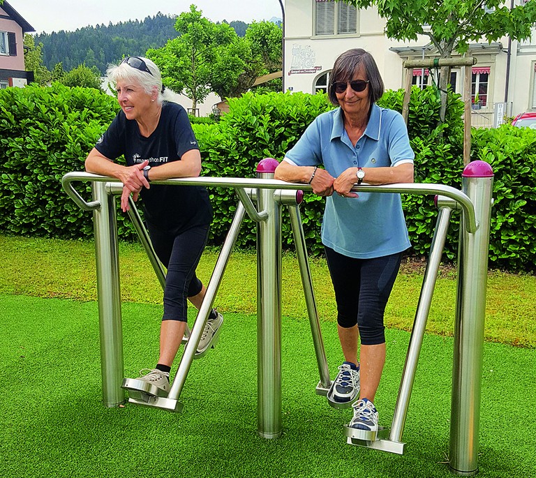 Zirkeltraining unter freiem Himmel (© Marktgemeinde Rankweil)