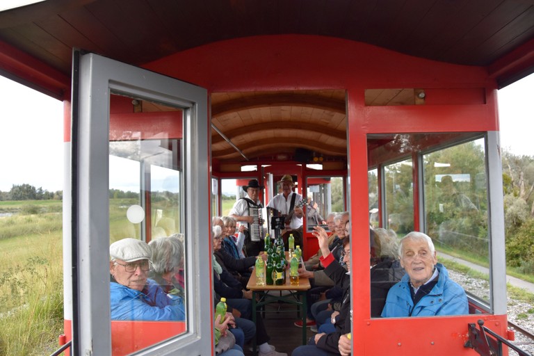 Rankweiler Senior:innen im Rheinbähnle © Marktgemeinde Rankweil
