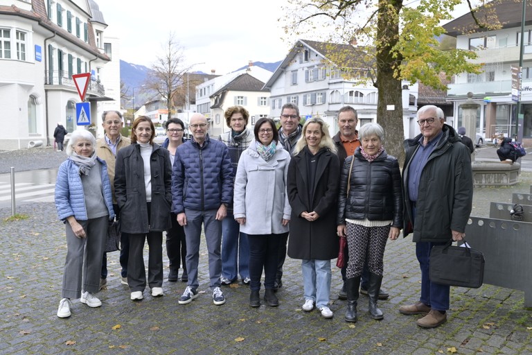 Die Exkursionsgruppe des Rankweiler Seniorenbeirats © Marktgemeinde Rankweil / Bernd Oswald