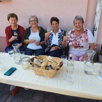 Zusammenkommen beim Bänkle Hock