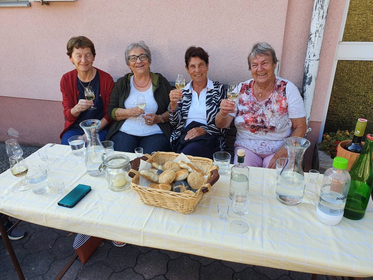 Beim Bänkle  Hock ist geselliges Beisammensein angesagt © MG Rankweil