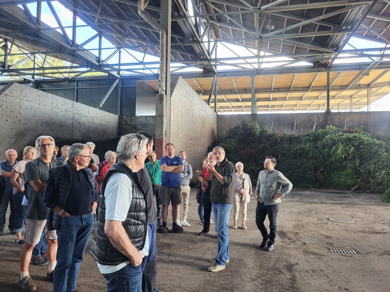 Führung im Rahmen der Klimaschmiede bei Branner Erdenwerk © Marktgemeinde Rankweil