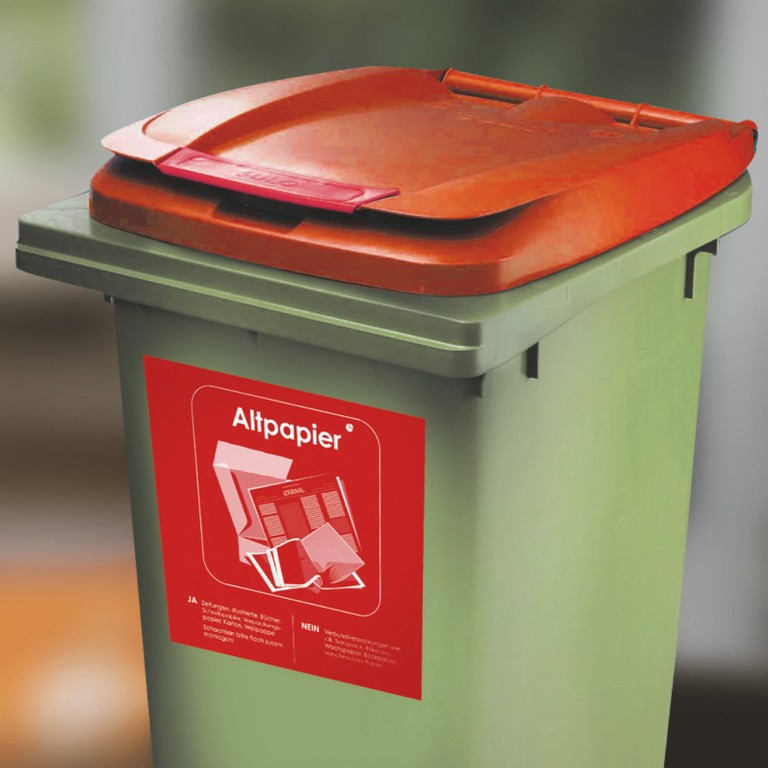 Mülltonne für Altpapier in Haushalten © Vorarlberger Gemeindeverband