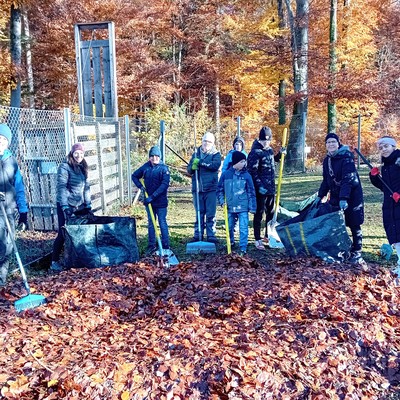 Viele fleißige Hände packten im Wildpark mit an