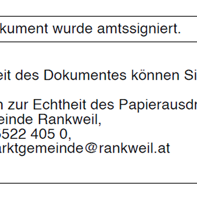 Amtssignatur