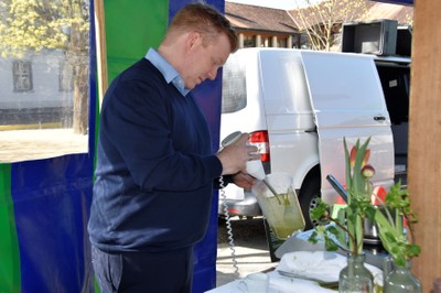Präsentation der Frühlingssuppe © Marktgemeinde Rankweil