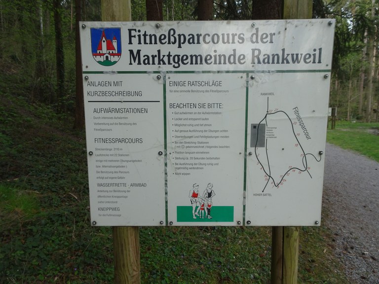 Der bestehende Fitnessparcours wird abgebaut © Marktgemeinde Rankweil