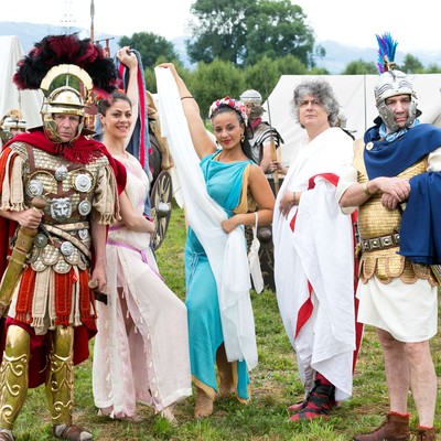 Großer Anklang für Römerfest in Brederis