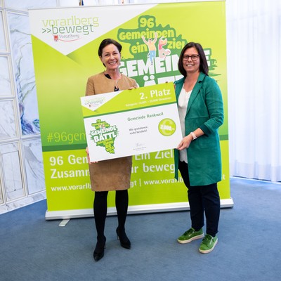 Spitzenplatz für Rankweil beim Gemeinde Bättl