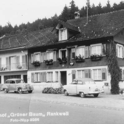 Rankweil in alten Bildern: Gasthaus zum grünen Baum