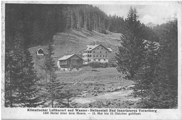 Postkarte Laternser Bädle © Gemeindearchiv