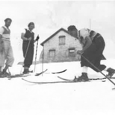 Rankweil in alten Bildern: Wintervergnügen