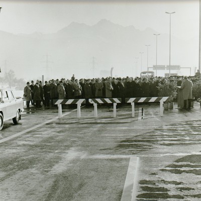 Rankweil in alten Bildern: Rheintal-Autobahn in Rankweil