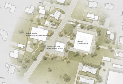 Plan Quartier Merowinger© Innauer Matt Architekten