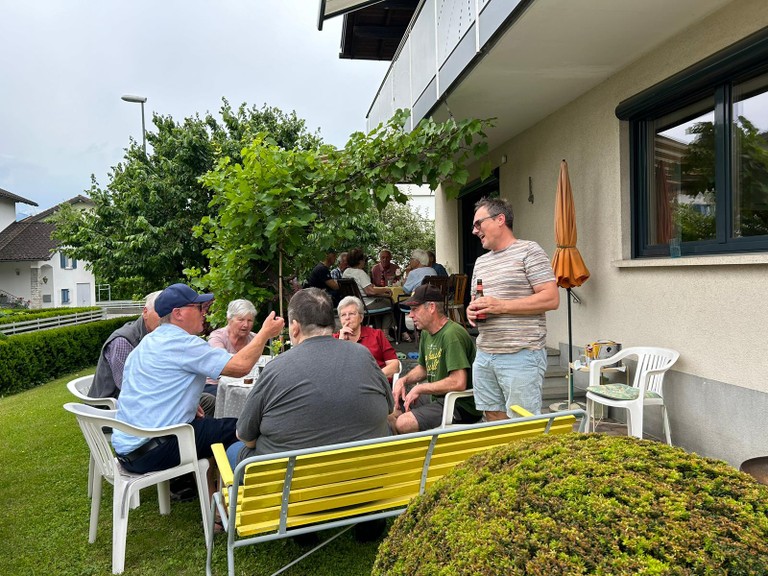 Bänkle Hock bei Familie Müller