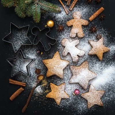 In der Weihnachtsbäckerei