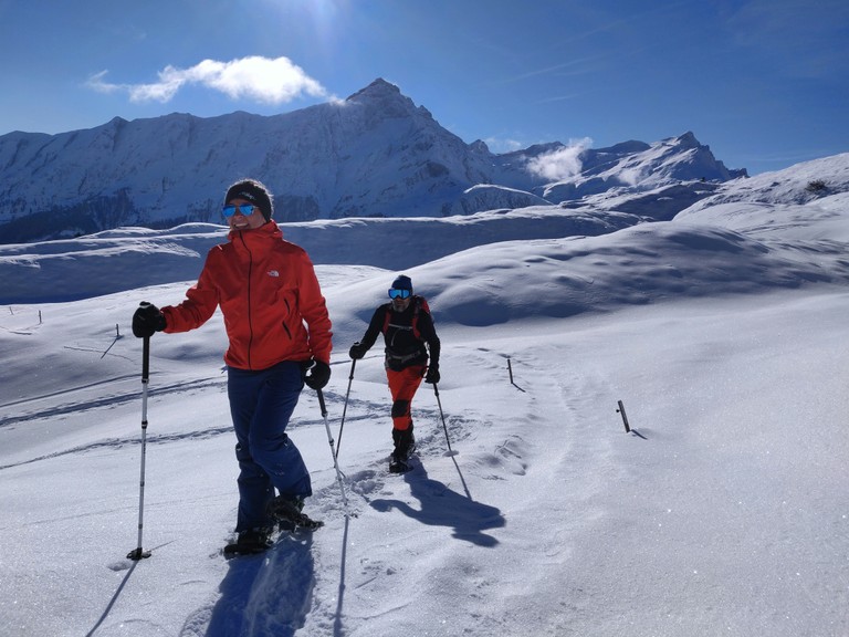 Schneeschuhwanderung © Stephane Fellay