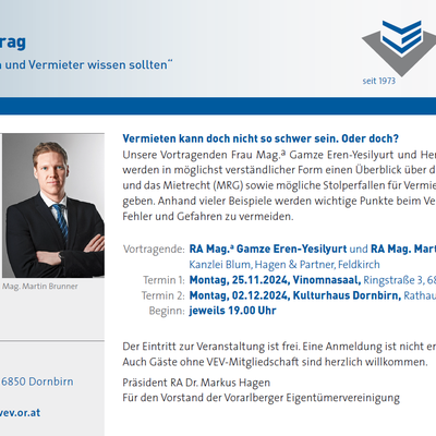VEV-Fachvortrag