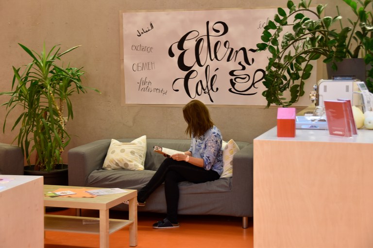 Das Elterncafé ist von Montag- bis Donnerstagmorgen offen.