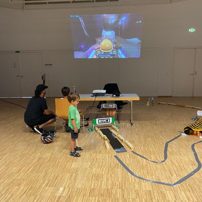 Mario Kart im Vereinshaus