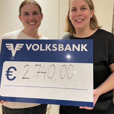 Adventfenster 2023 in Röthis - Spendenübergabe