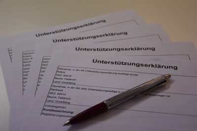 Aktuelle Volksbegehren Aktuelle Volksbegehren