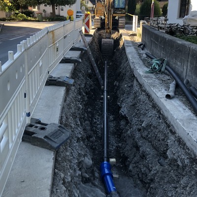 Baustart 2023 für Wasserleitungserneuerung