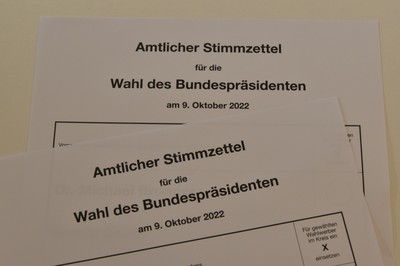 Ergebnis Bundespräsidentenwahl 2022 Ergebnis Bundespräsidentenwahl 2022