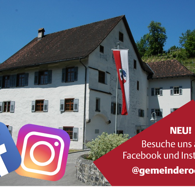Gemeinde Röthis jetzt auch auf Instagram und Facebook