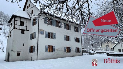 Neue Öffnungszeiten ab Jänner 2024 Neue Öffnungszeiten ab Jänner 2024