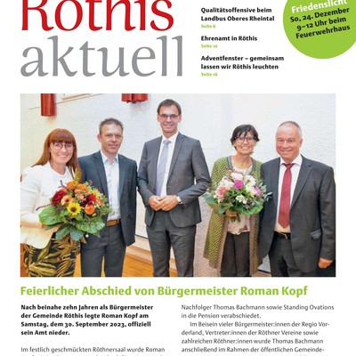 Röthis Aktuell Ausgabe 3/2023 ist online!