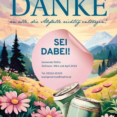 Saubere Umwelt braucht dich! – Landschaftsreinigung