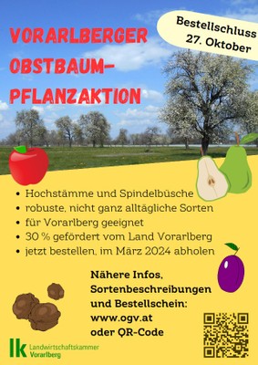 Vorarlberger Obstbaumpflanzaktion 2023-2024 Vorarlberger Obstbaumpflanzaktion 2023-2024