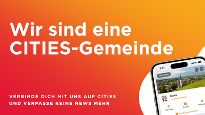Wir sind jetzt eine CITIES-Gemeinde! Wir sind jetzt eine CITIES-Gemeinde!