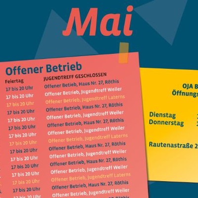OJA - Monatsprogramm Mai 2019