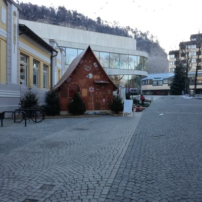 Besuch im Lebkuchenhäuschen
