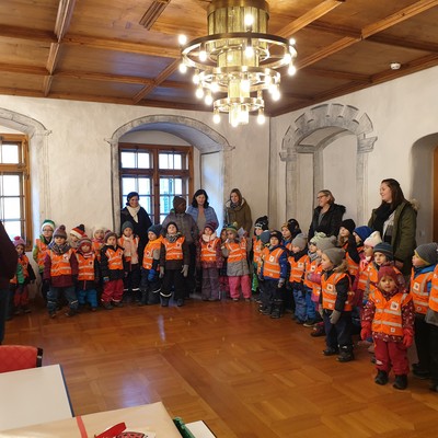 Nikolausbesuch auf der Gemeinde