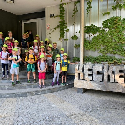 Besuch beim Kieswerk Keckeis