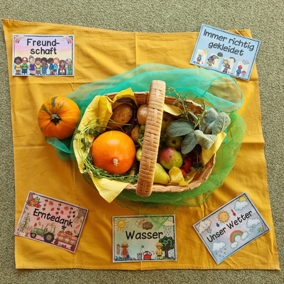 Erntedank im Kindergarten Röthis