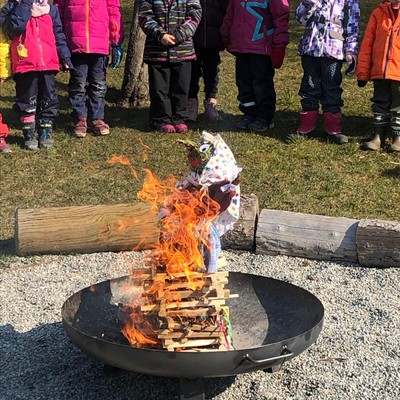Funken im Kindergarten Röthis