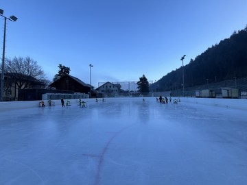Eislaufen mit den Großgrüpplern