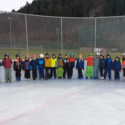 Das Eislaufen nimmt ein Ende
