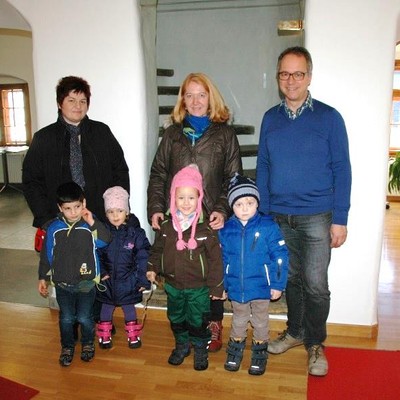 Besuch der Spielgruppe zu Weihnachten