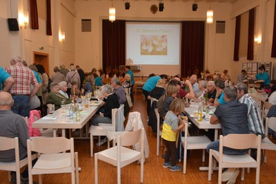 Vereinshaus Röthner Saal in der Pause