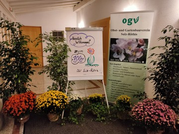 100 Jahre OGV Sulz-Röthis - Generalversammlung und Jubiläumsfeier am Samstag, 12. Oktober 2024