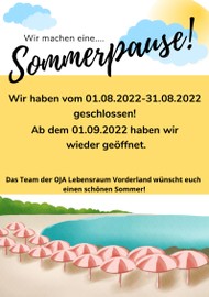 Monatsprogramm August