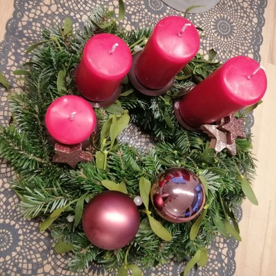 Adventkranzbinden